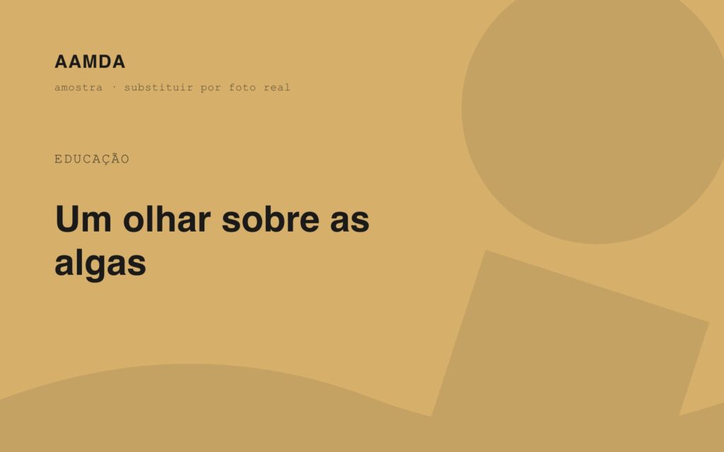Um olhar diferente sobre as algas, com a Gata da Mata